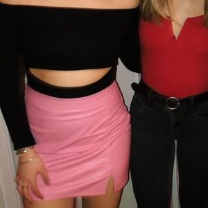 Black cut out bodysuit